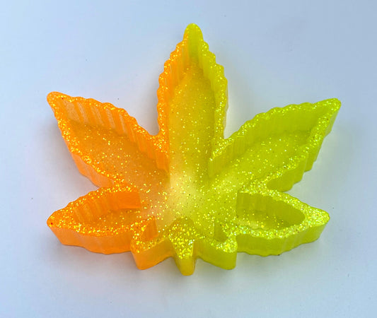 Marijuana Sunrise Glow in the Dark Ash Tray