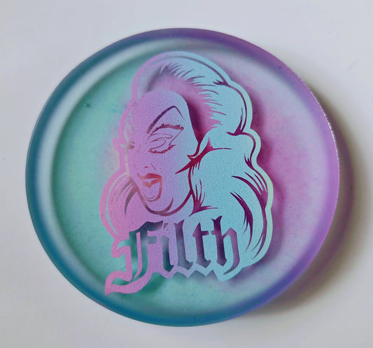Divine Filth Glow Coaster/Disc Golf Marker