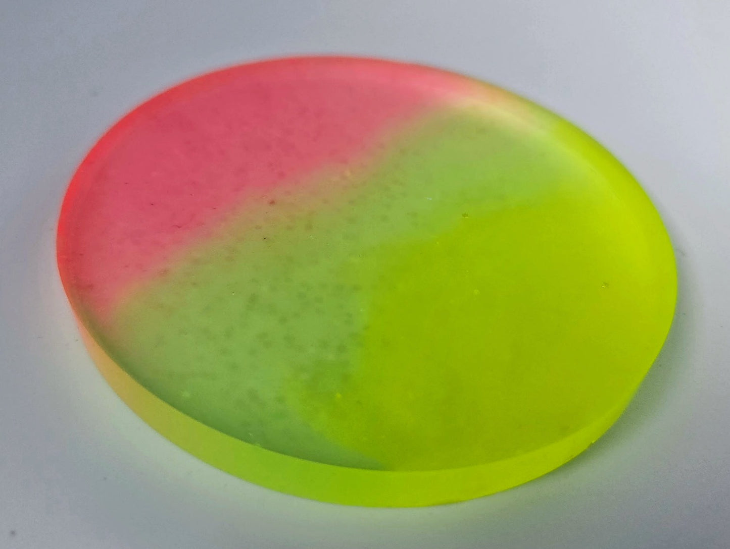 Sweet & Sour Glow Disc Golf Marker/Coaster