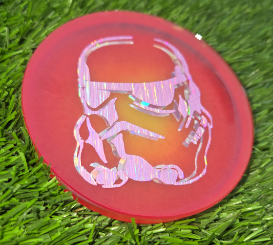 3D Stromtrooper Glow in the Dark Mini Marker/Coaster