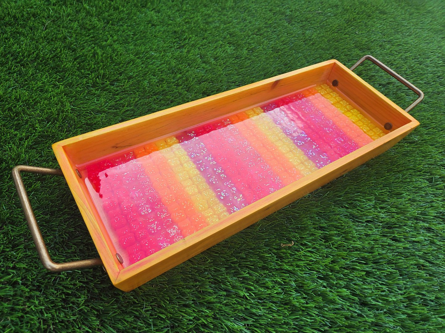 Sherbert Sunset Gummy Bear Glow in the Dark Tray