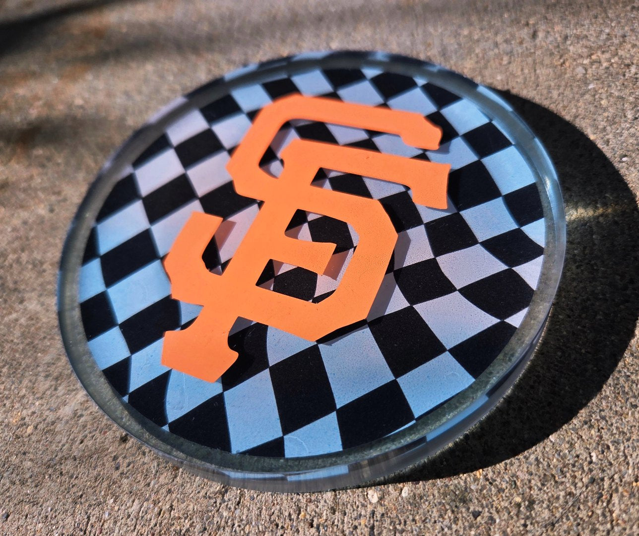 Checkered SF Giants / Glow in the Dark