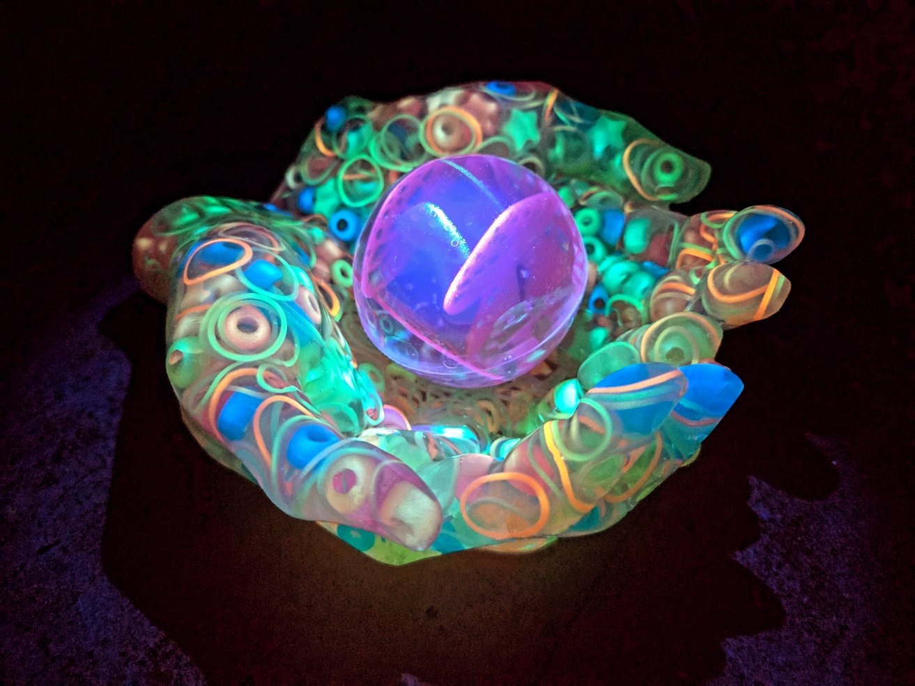Summer Camp Glow in the Dark Tray