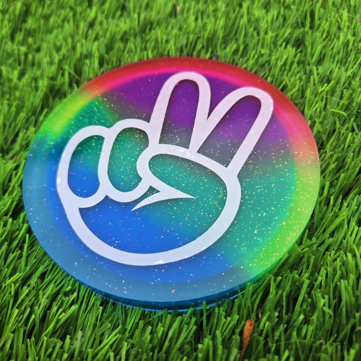 Peace, Love and Happiness /Double Sided / Glow in the Dark