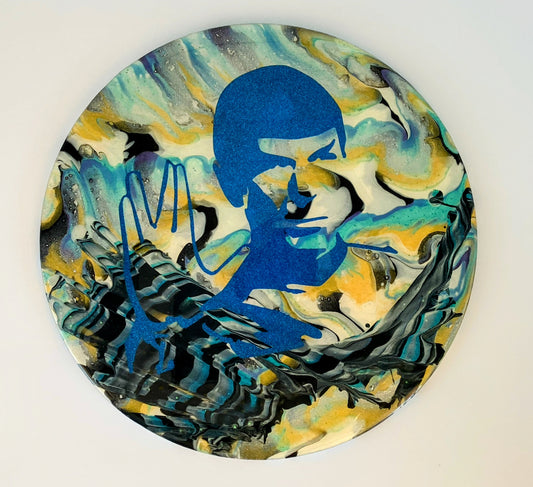 Live Long and Prosper Spock Glow in the Dark Painting/ Rolling Pad