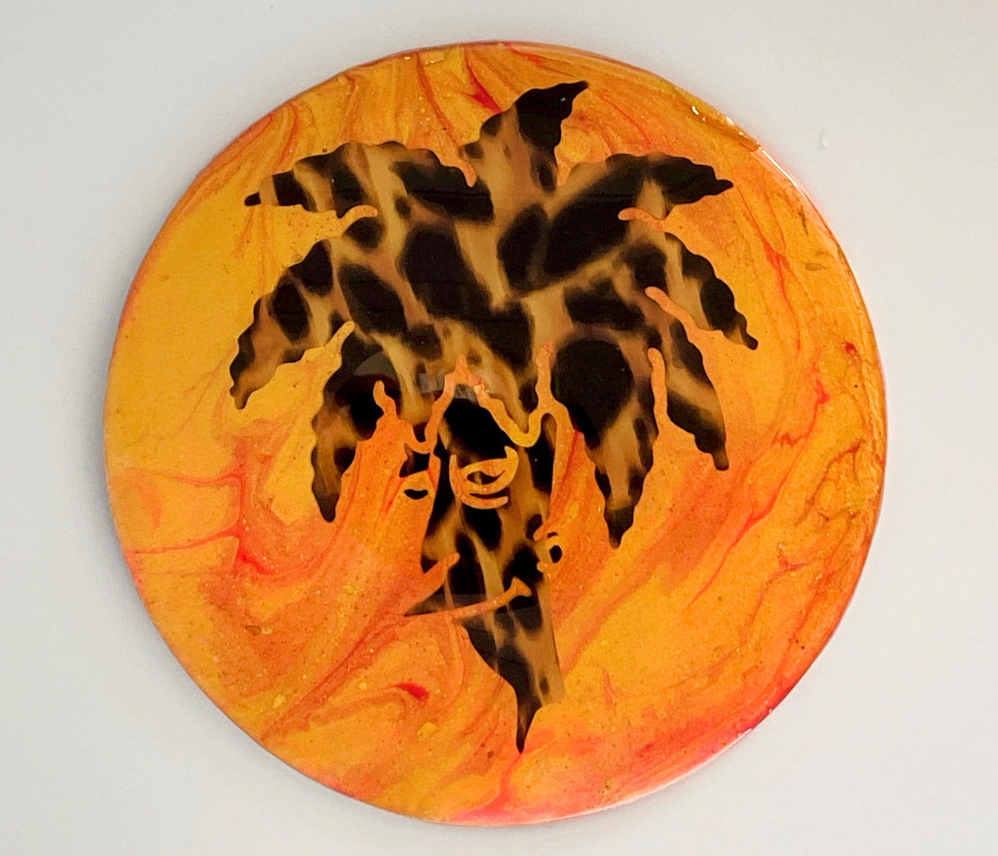 Sideshow Bob Small Glow in the Dark  Painting/Mini Rolling pad