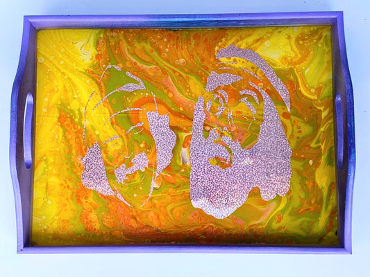 Cheech & Chong Glow in the Dark Rolling Tray