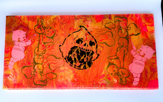 Kavebaby Kewpies Glow in the Dark Painting