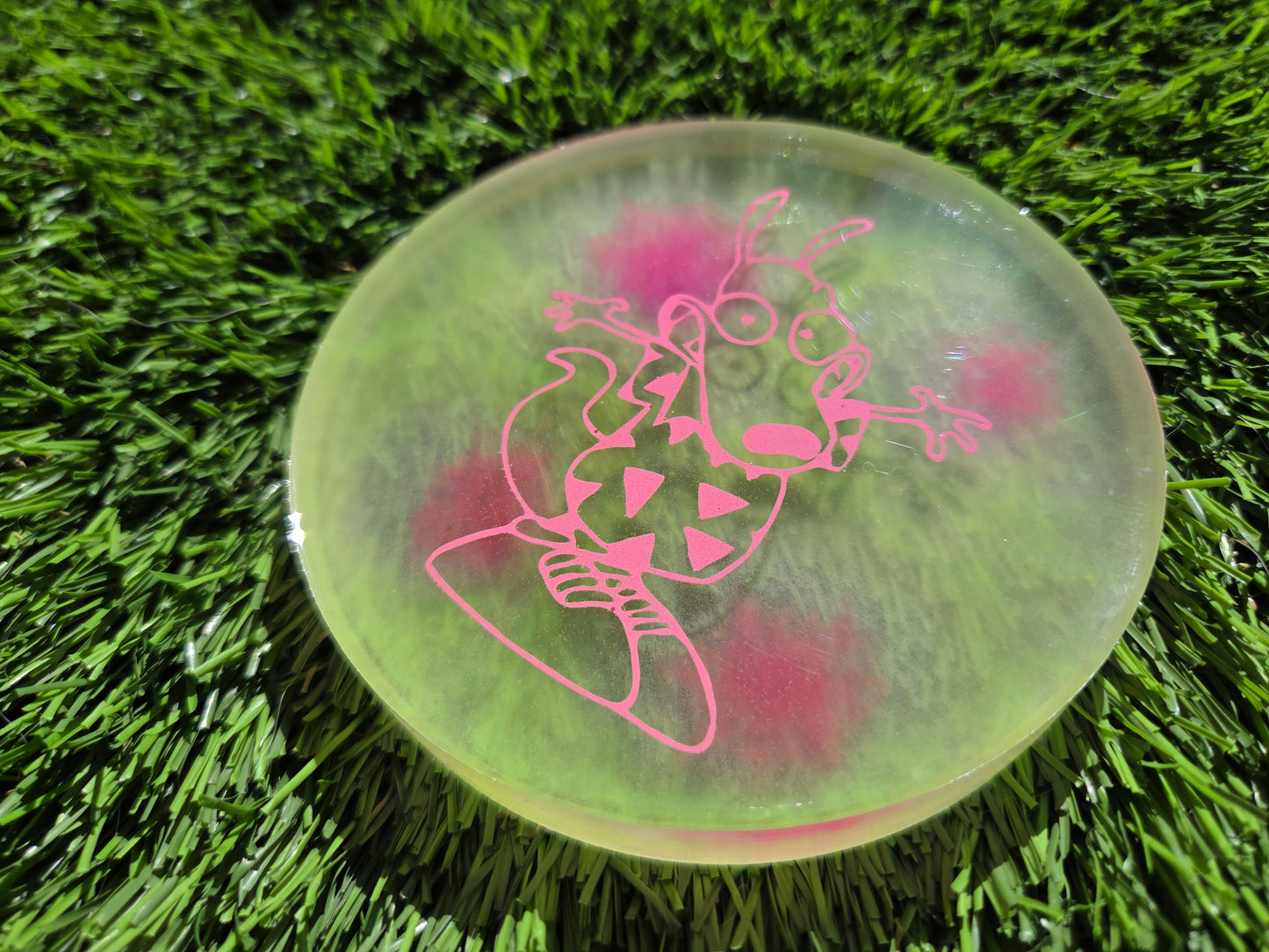 Pinks and Yellows Rocko Double Glow Large Mini