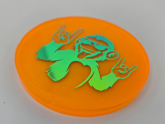 Monkey Business Glow in the Dark Coaster/Disc Golf Marker
