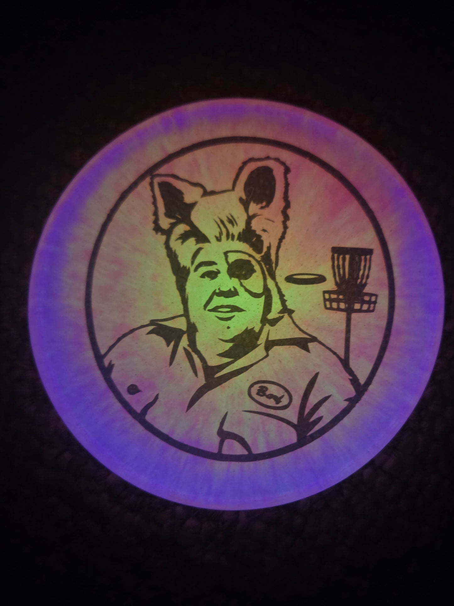 Barf " Mad Mawg" Lone Starr (Disc Golf Version) / Glow / Large Mini
