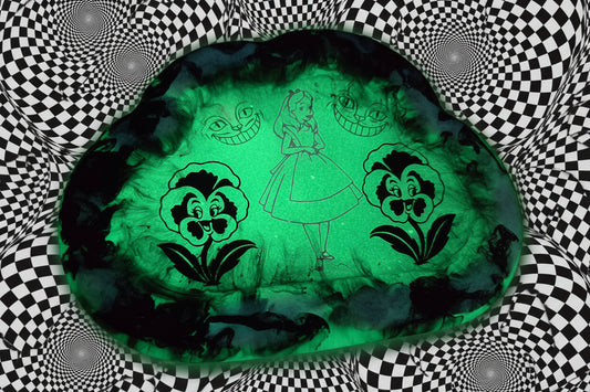 Goth Alice Fever Dream Glow in the Dark Tray