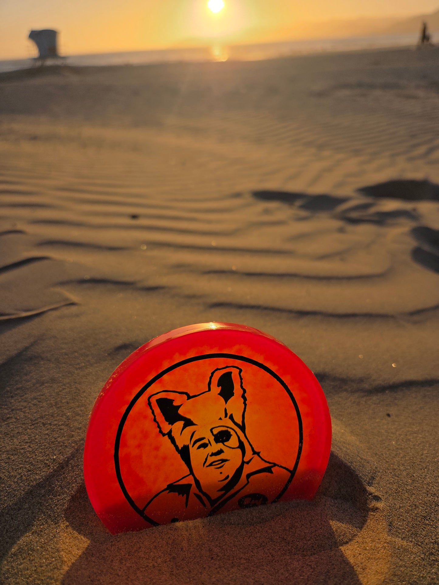 Barf Lone Starr /DEFECT*** ON SURFACE/ Glow Mini