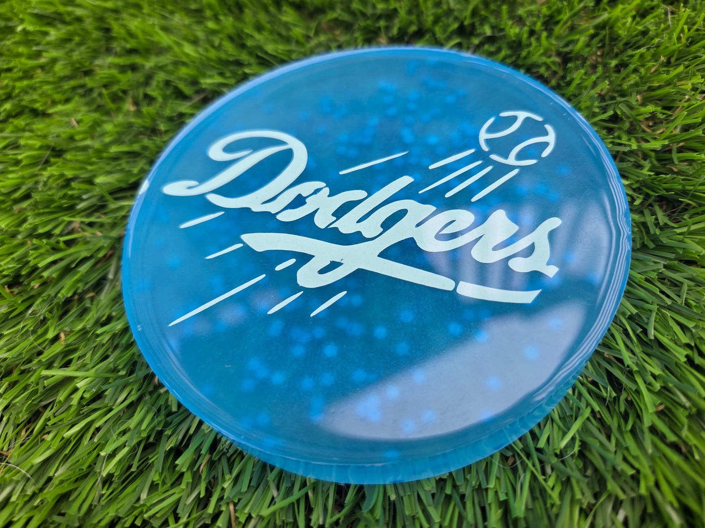 Dodgers Baseball Large Double Glow Mini