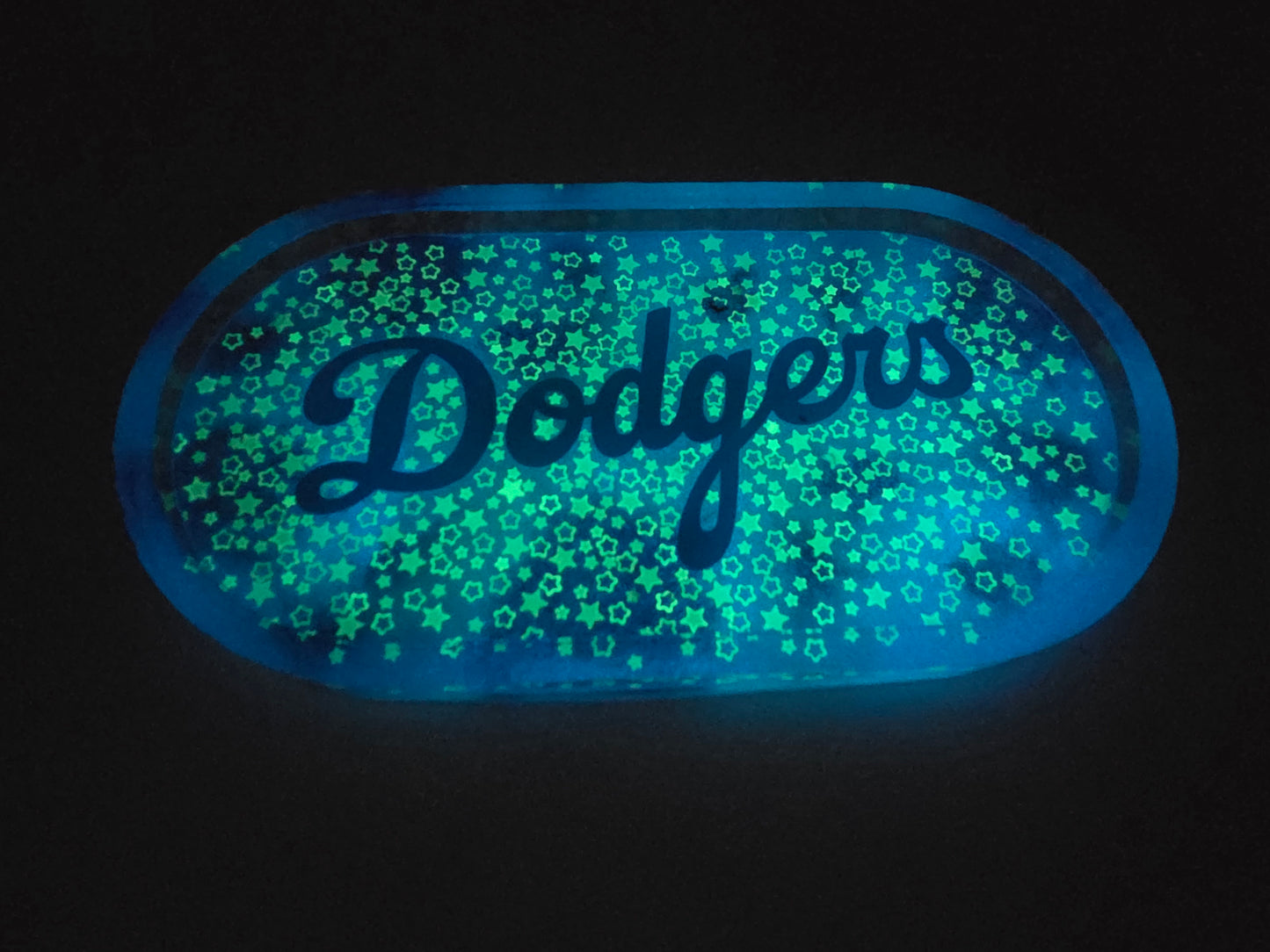 Dodgers Starry Galaxy Glow Tray