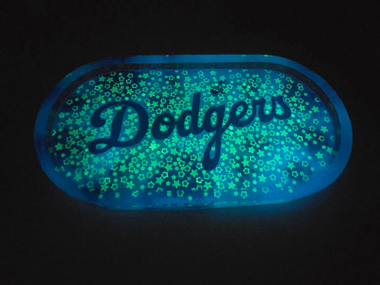 Dodgers Starry Galaxy Glow Tray