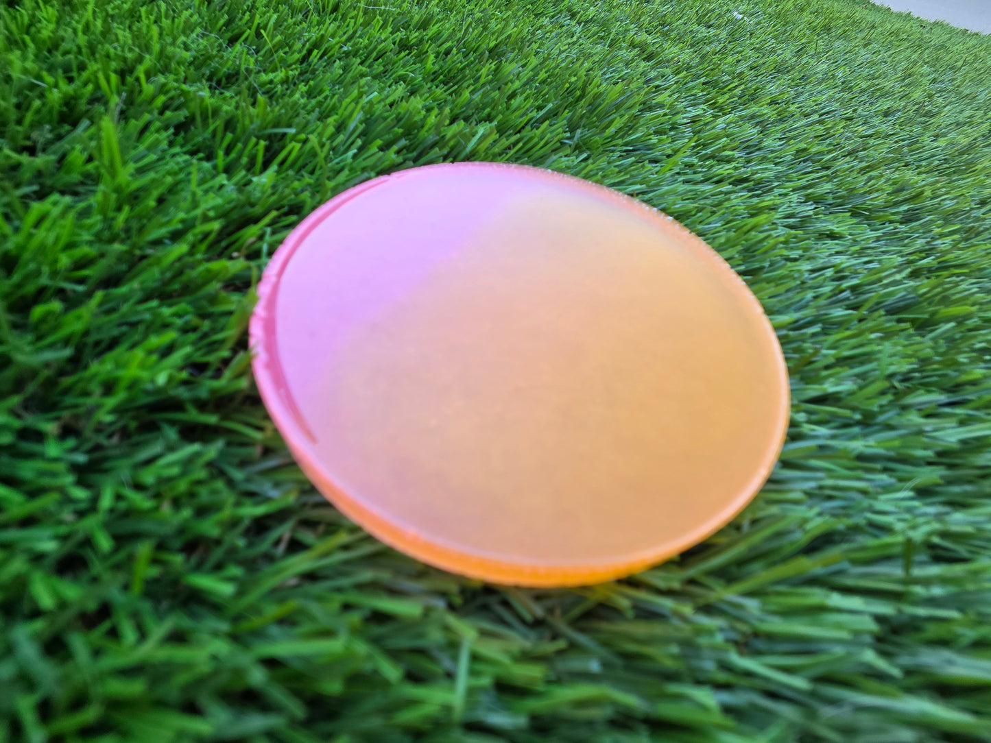 Orange/Pink Super Glow Medium Mini Factory Second/ Defect