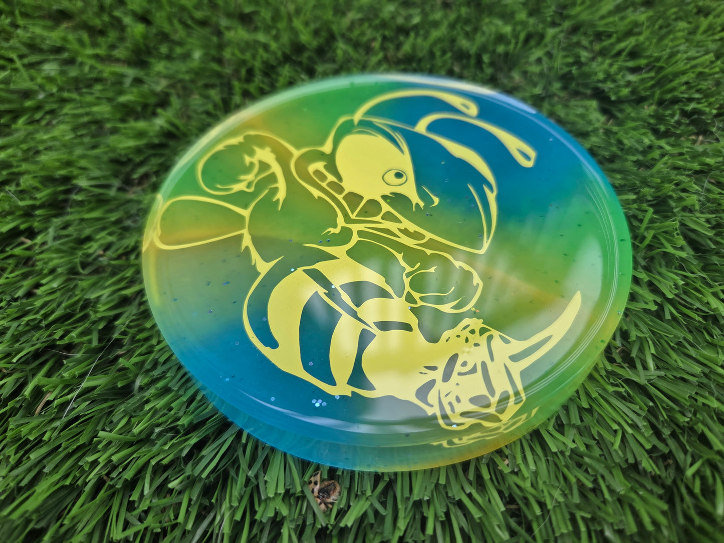 Yellow Buzz Super Glow Large Mini