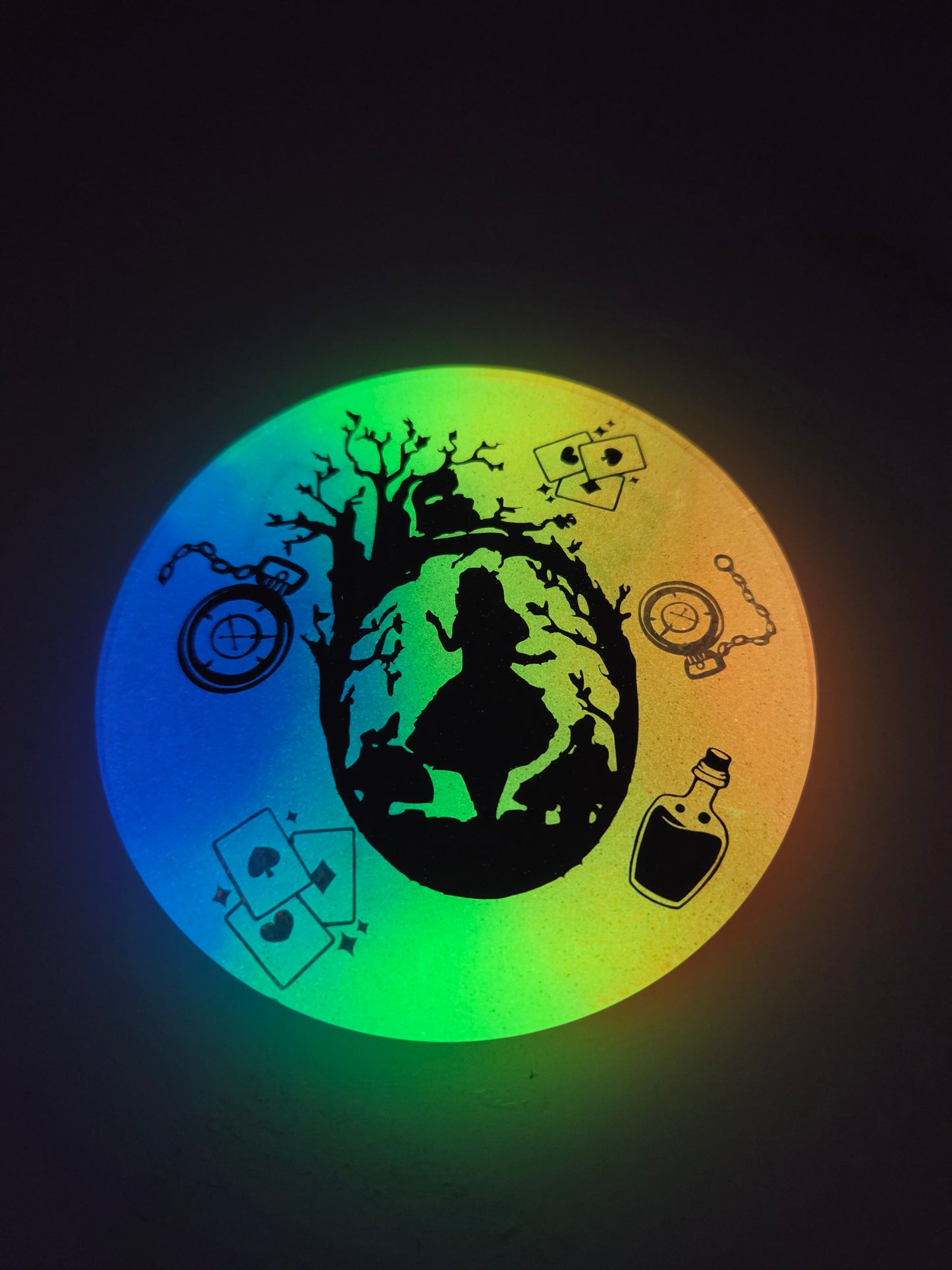 Through The Looking Glass / Double Sided / Mini / Coaster/ Visual Art