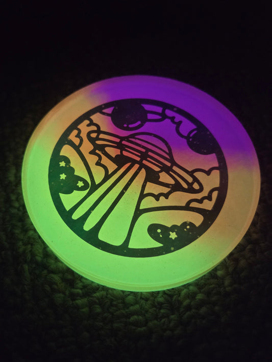 UFO Sunburst / Glow in the Dark / Mini