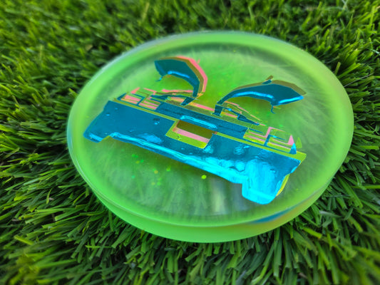 3D Double Glow McFly DeLorean Medium Mini