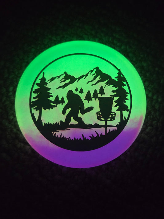 Bigfoot Playin Disc Golf / Super Glow / Mini