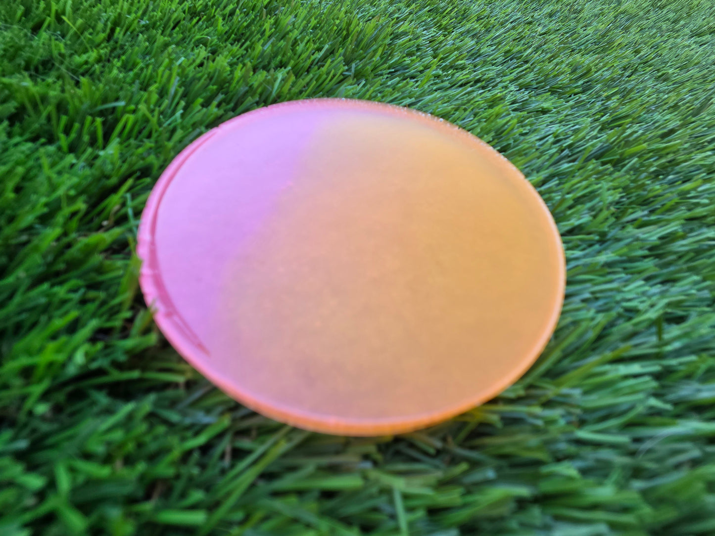 Orange/Pink Super Glow Medium Mini Factory Second/ Defect