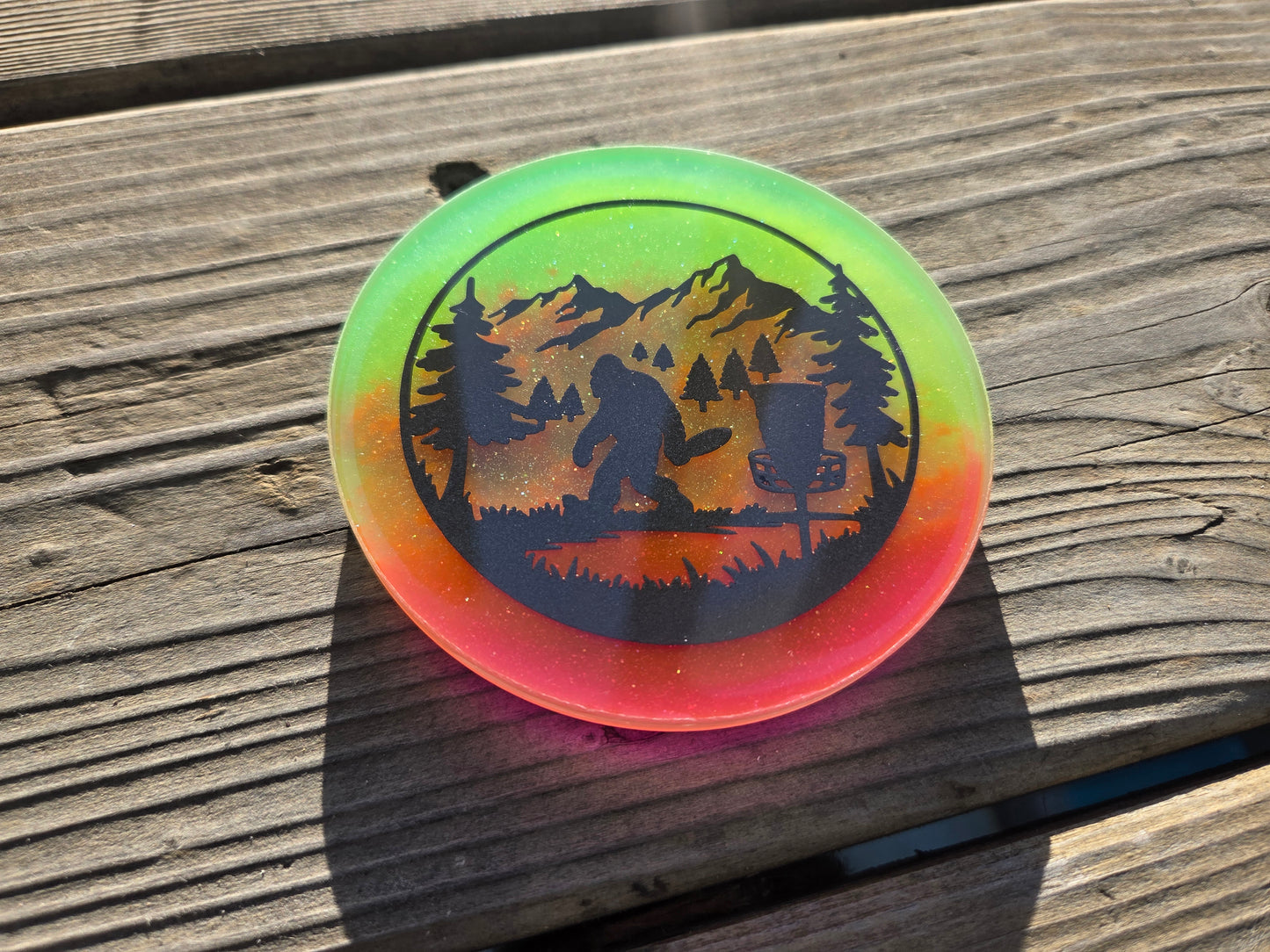 Bigfoot Playin Disc Golf / Super Glow / Mini