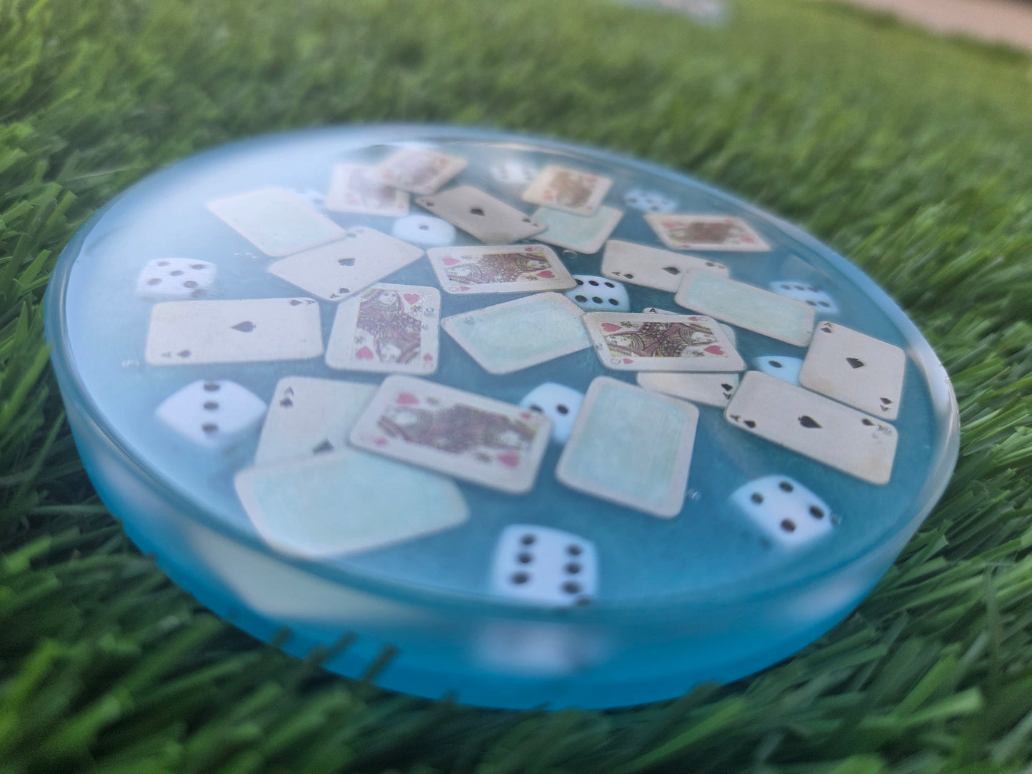 Cards N Dice Super Glow Blue Medium Mini