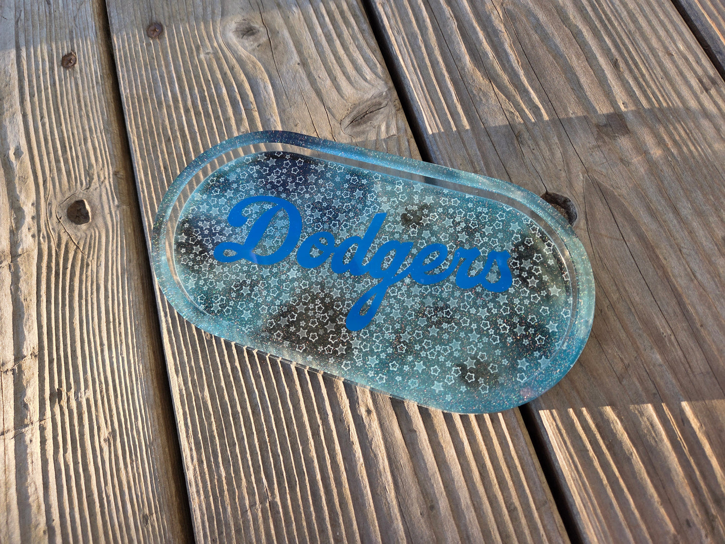 Dodgers Starry Galaxy Glow Tray