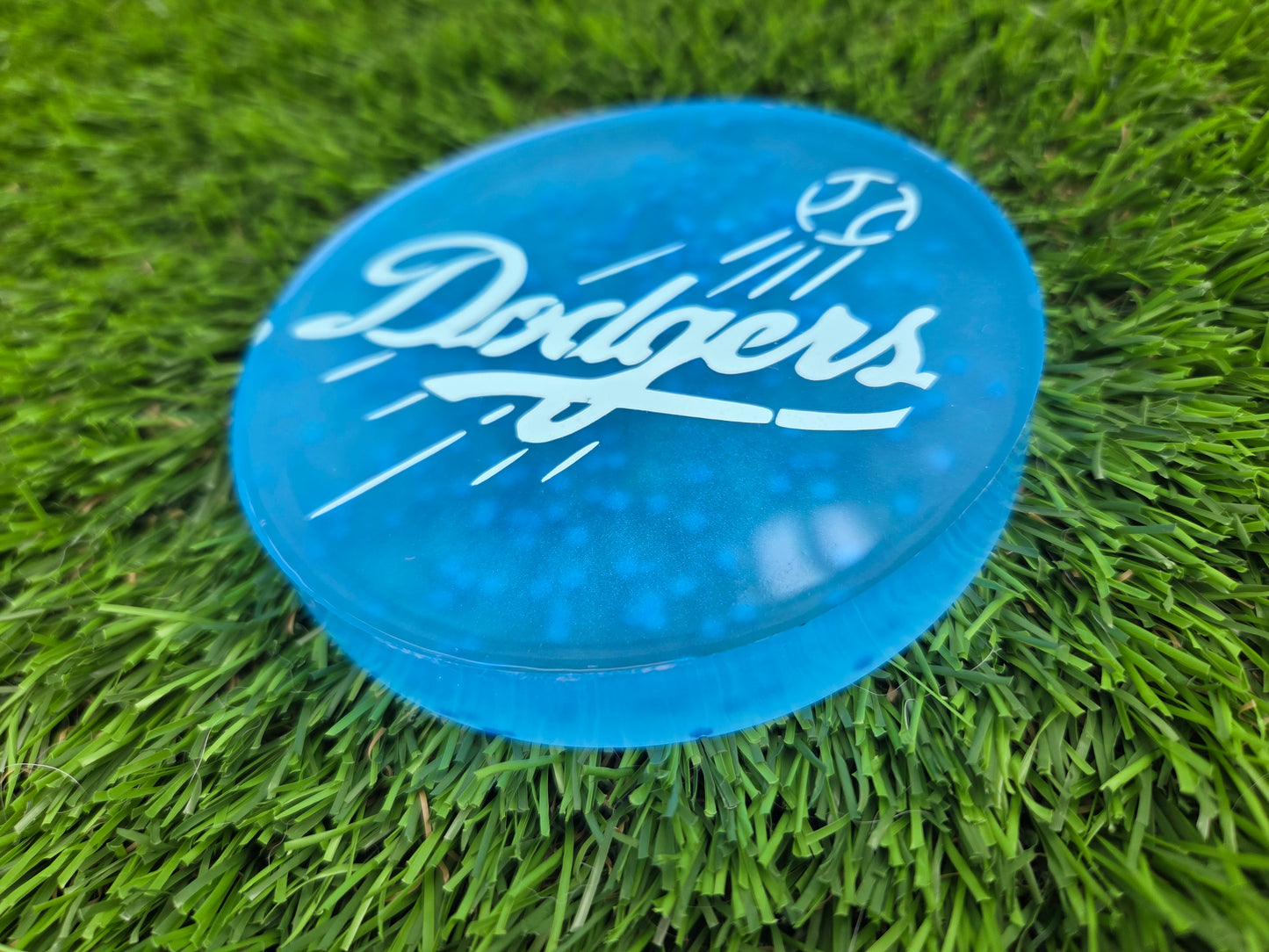 Dodgers Baseball Large Double Glow Mini