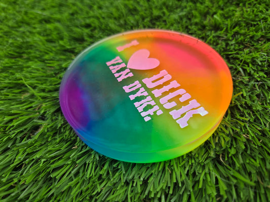 I Heart Dick Van Dyke Rainbow Super Glow Medium Mini