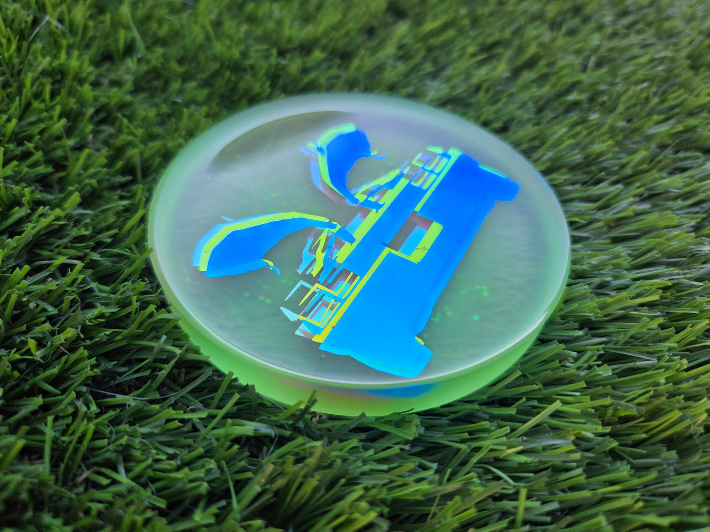 3D Double Glow McFly DeLorean Medium Mini