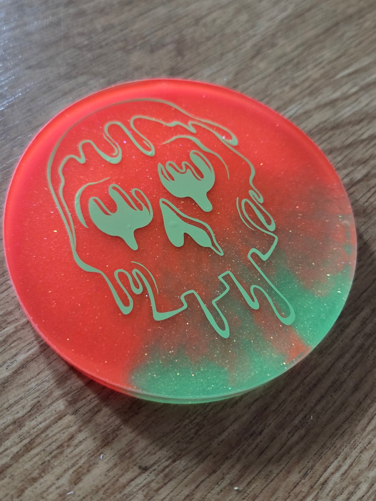 Poisoned Candied Apple / Glow / Mini / Coaster
