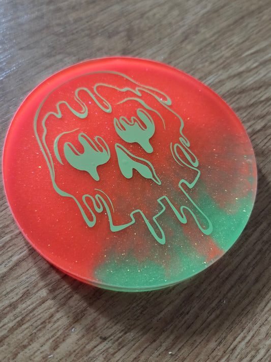 Poisoned Candied Apple / Glow / Mini / Coaster