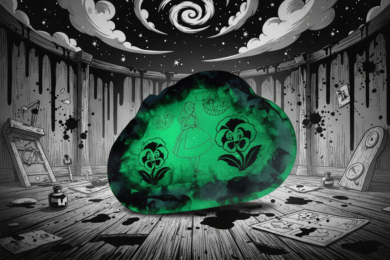 Goth Alice Fever Dream Glow in the Dark Tray