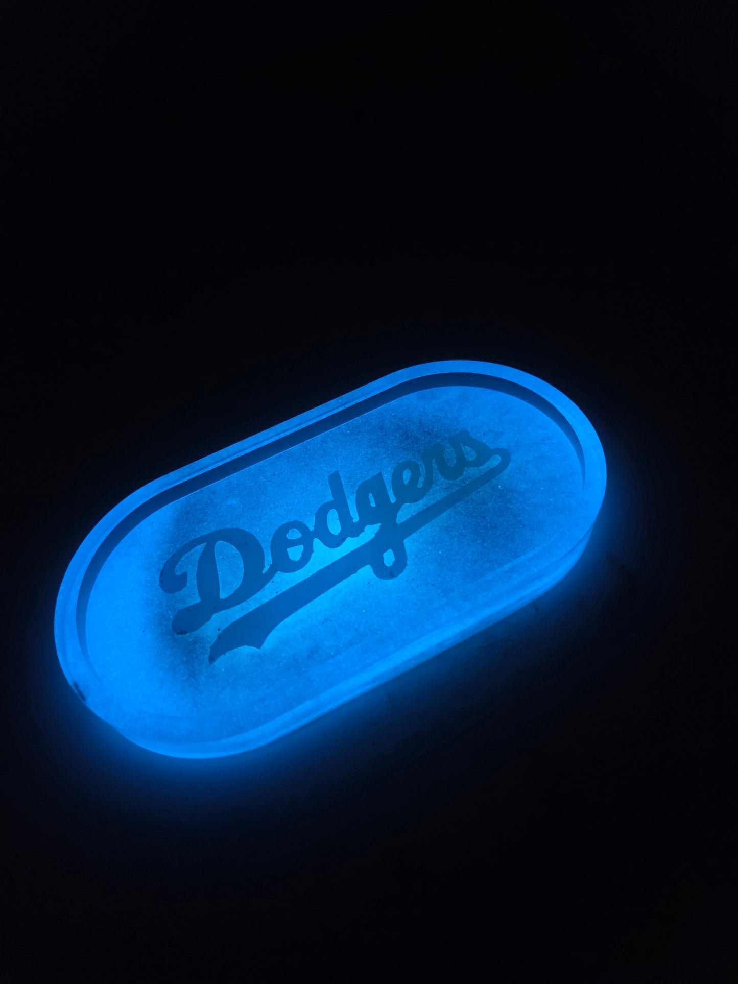 Dodger Blue Glow in the Dark Tray