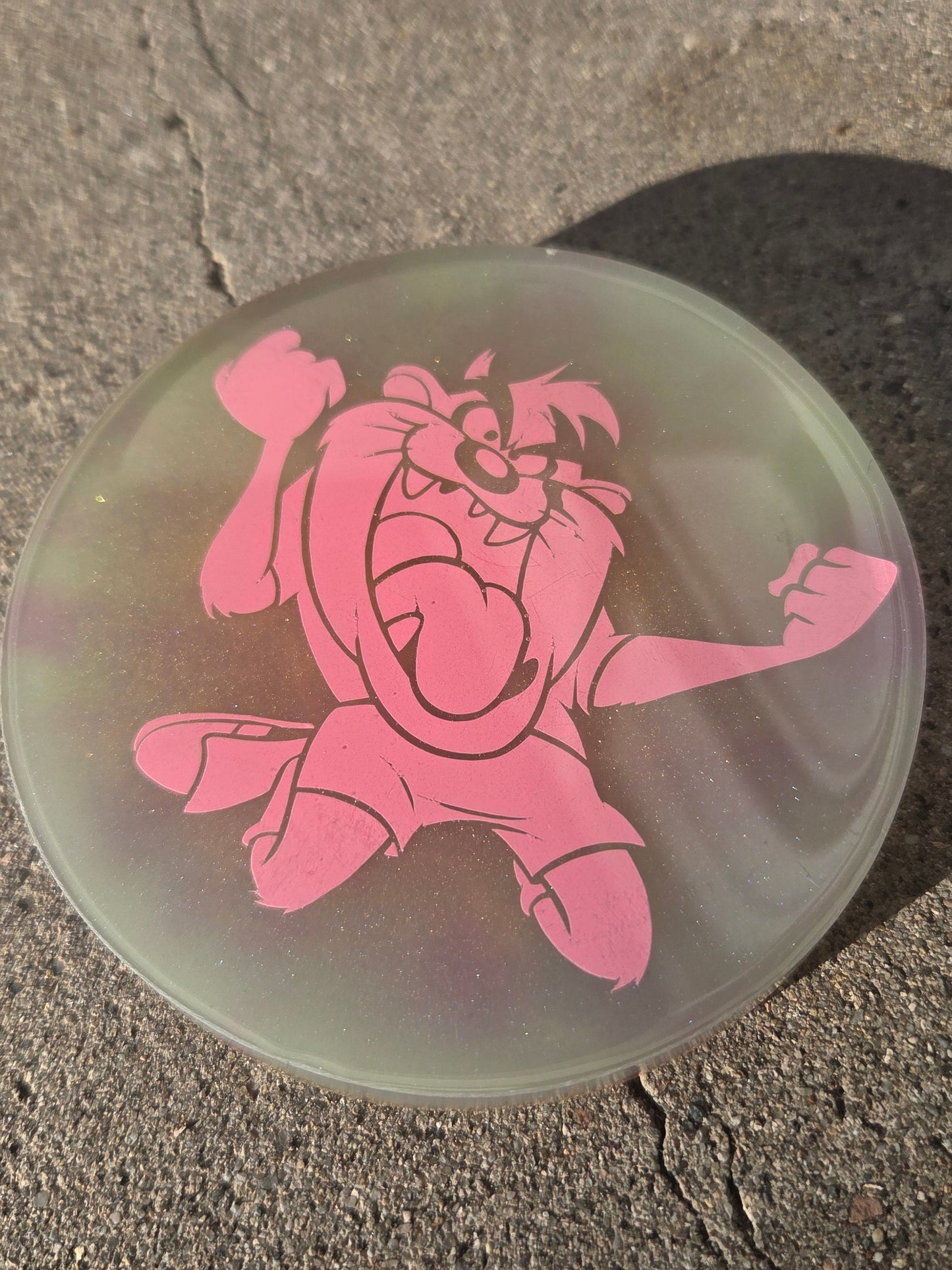 Looney Tunes Taz Gone Wild / Double Sided / Glow in the Dark