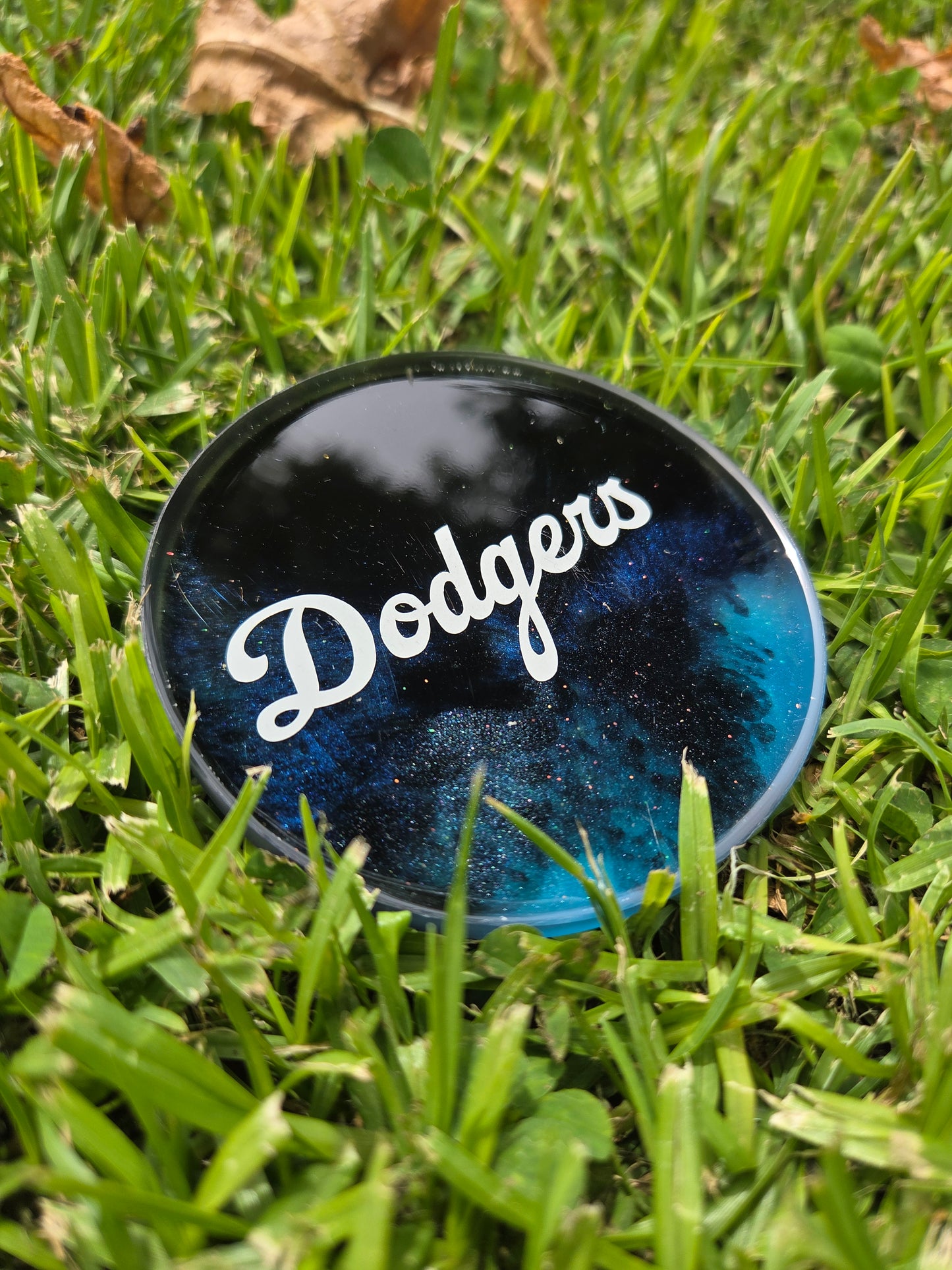 Black n Blue Dodgers Glow Mini