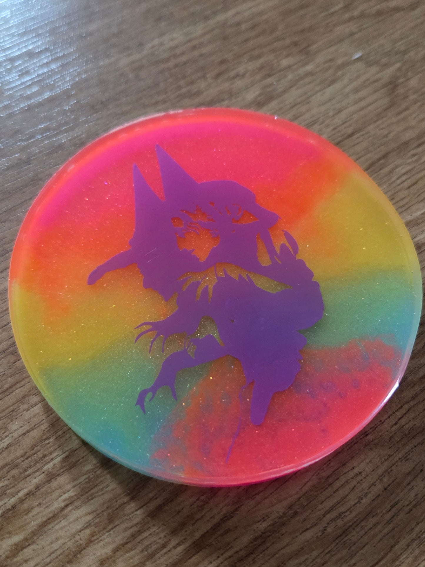 Rainbow Wicked Witch / Glow in the Dark / Coaster