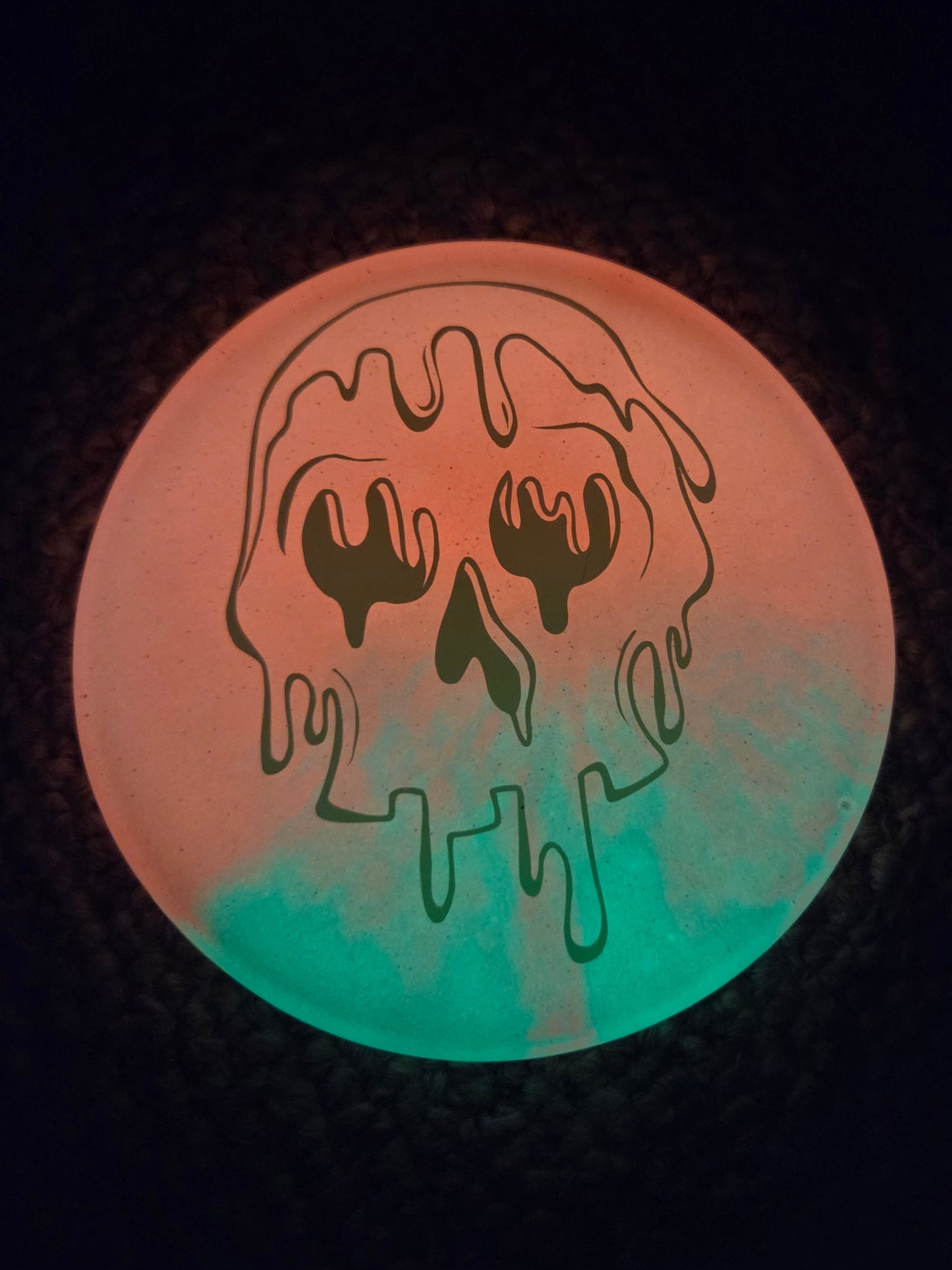 Poisoned Candied Apple / Glow / Mini / Coaster