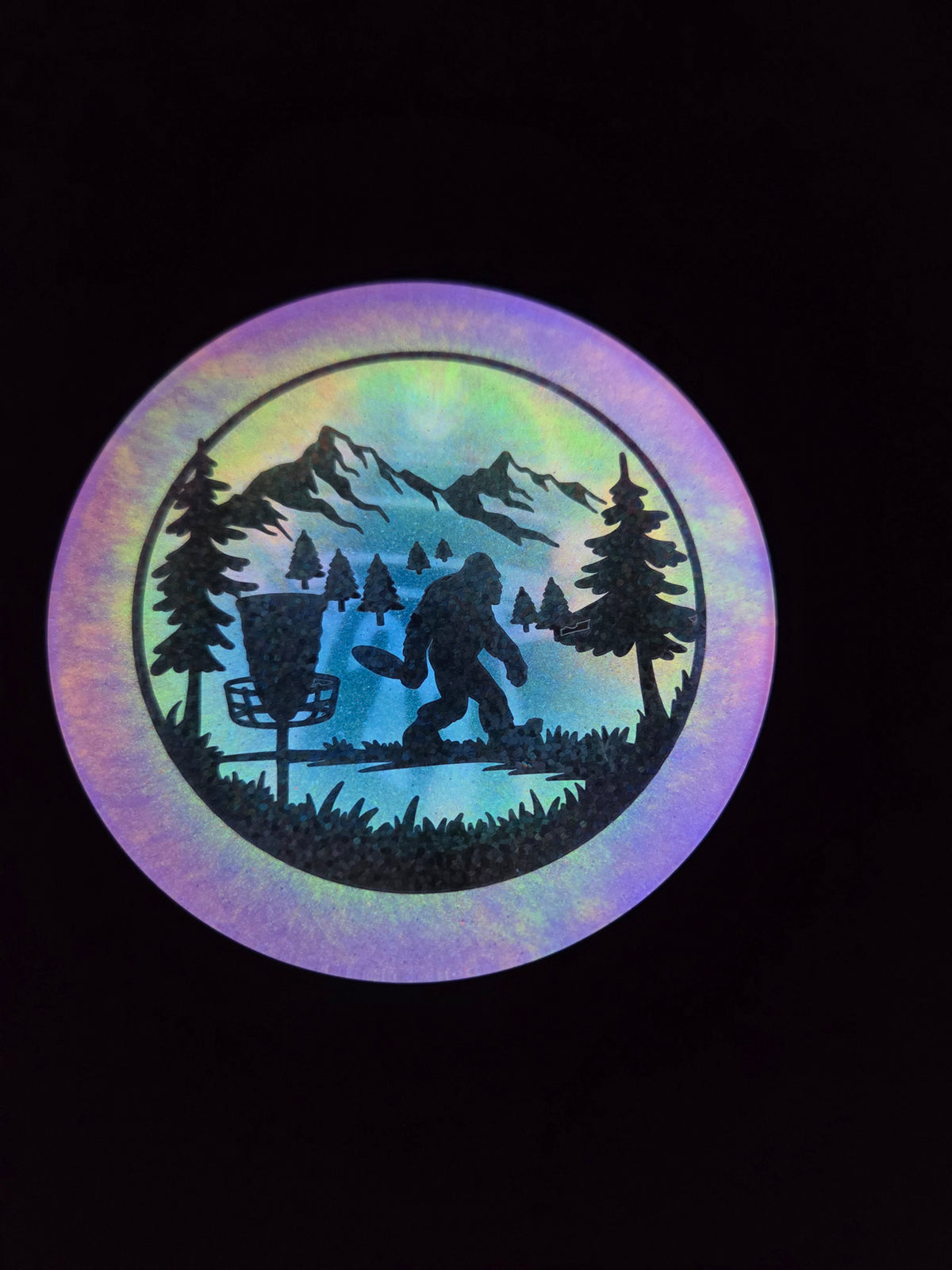 Poppycock UFO Weirder Thangz/Sasquatch Playing Disc Golf                              Poppycock UFO Strange Best Budz Double Sided Glow Mini Pack