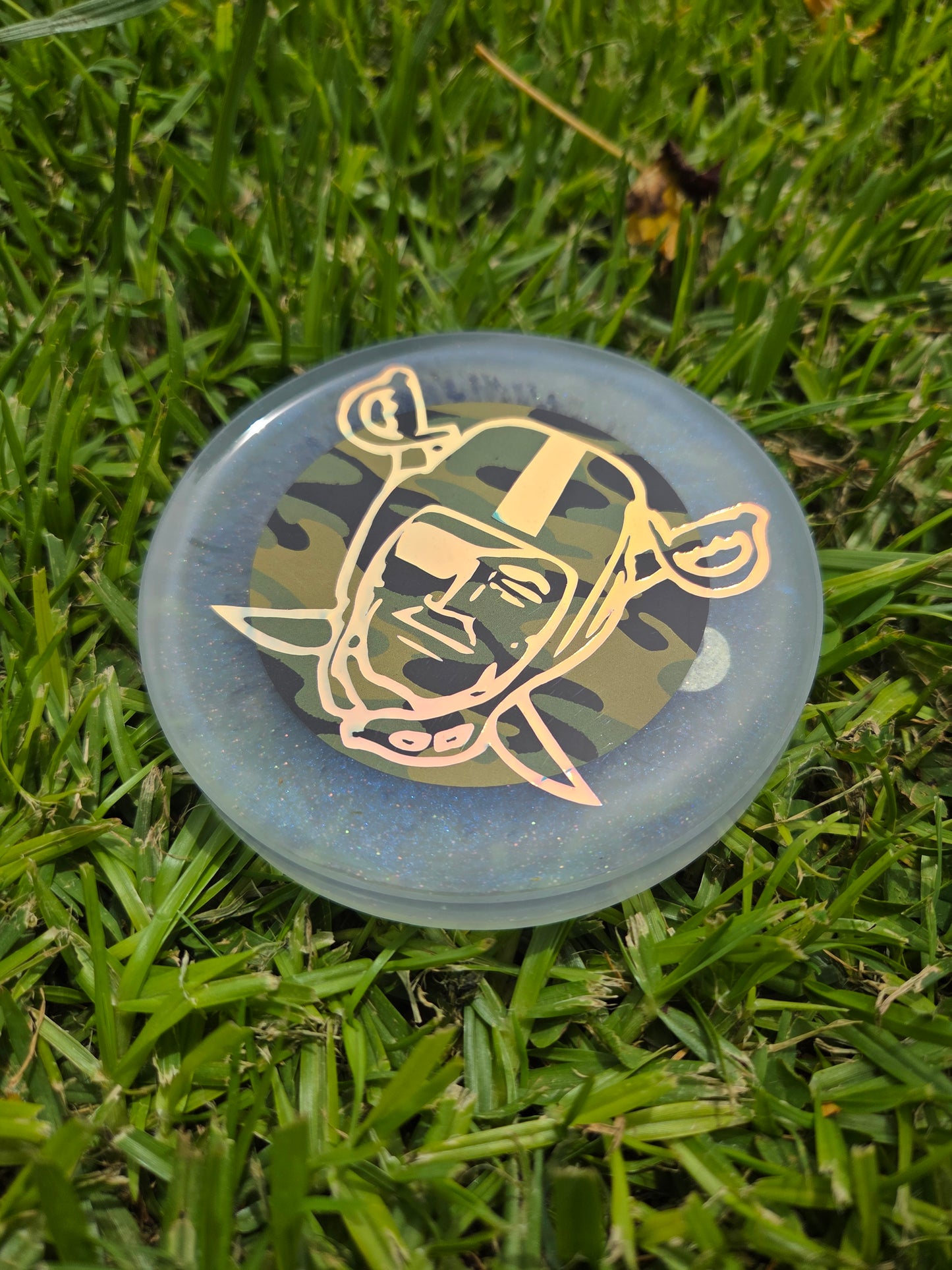 Raiders Camo Double Sided Glow Mini