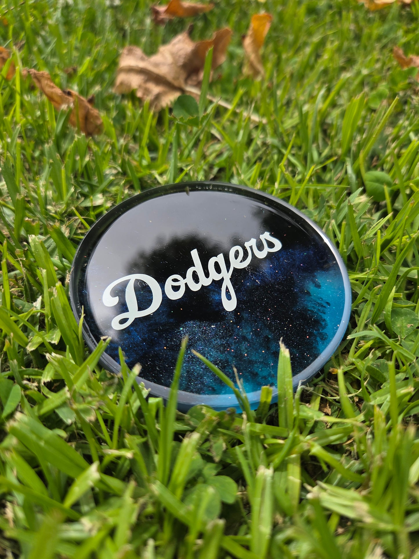 Black n Blue Dodgers Glow Mini