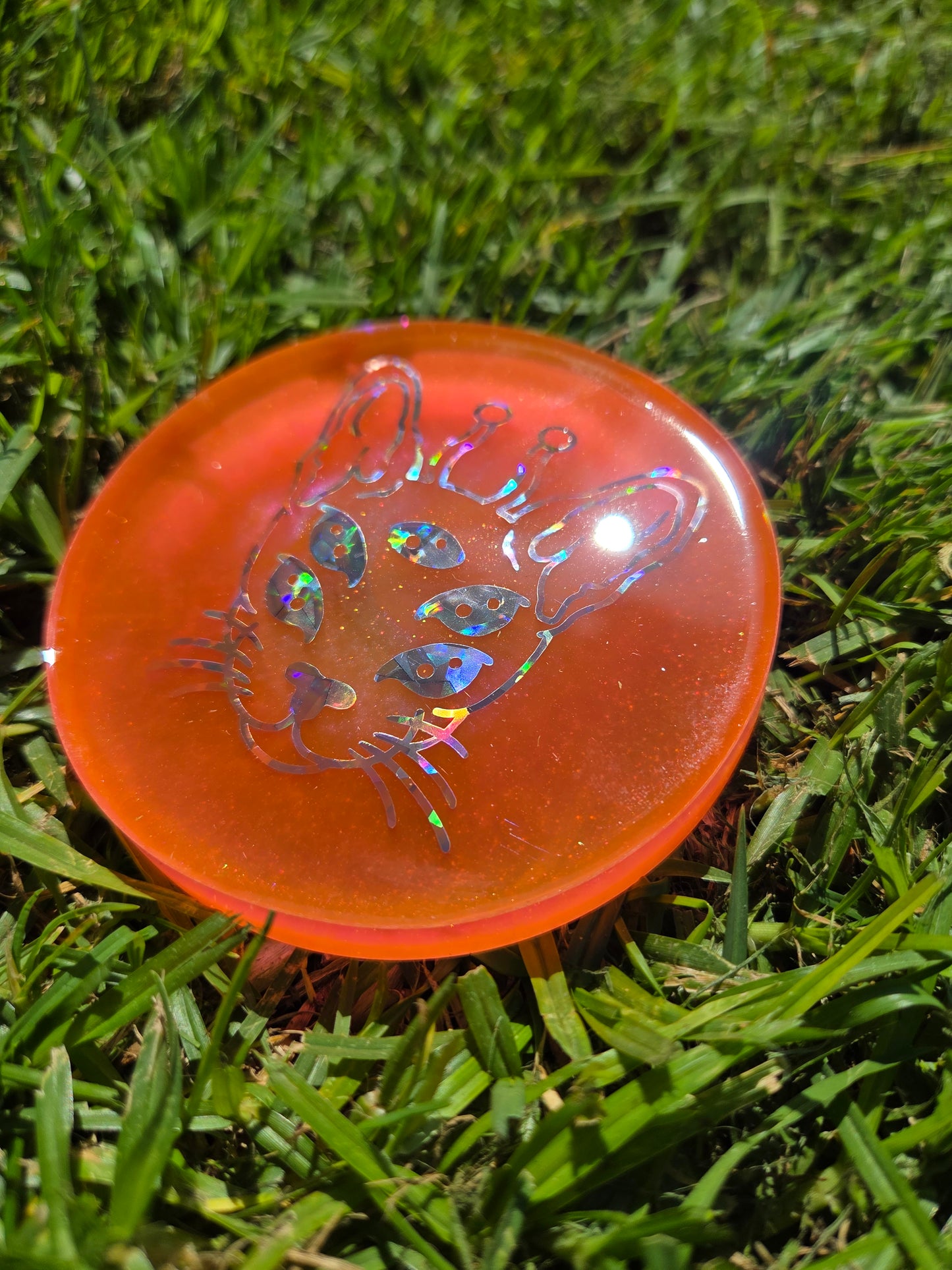 Feline Cosmic Alien Glow amini