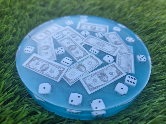 Cash N Dice Super Glow Large Blue Mini