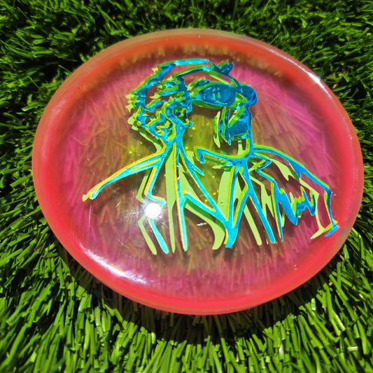 3D Argghhh Doc Glow in the Dark Disc Golf Marker/Coaster