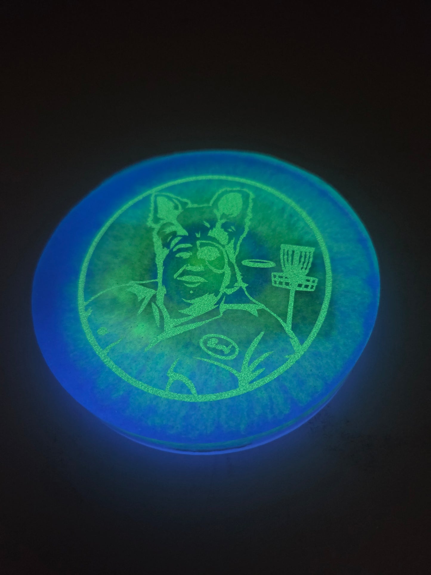 Barfolomew "The Mad Mawg" Lone Starr (Disc Golf Version) /  Double Sided / Glow in the Dark / Mini