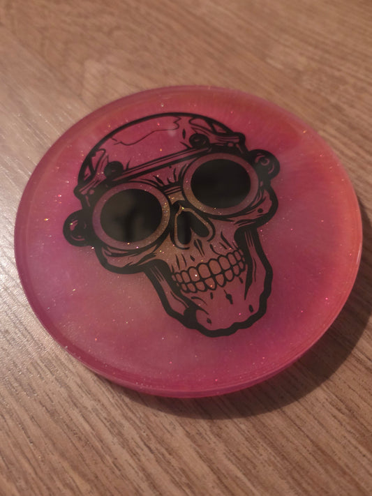 Wartime Skelly / Glow in the Dark / Mini / Coaster