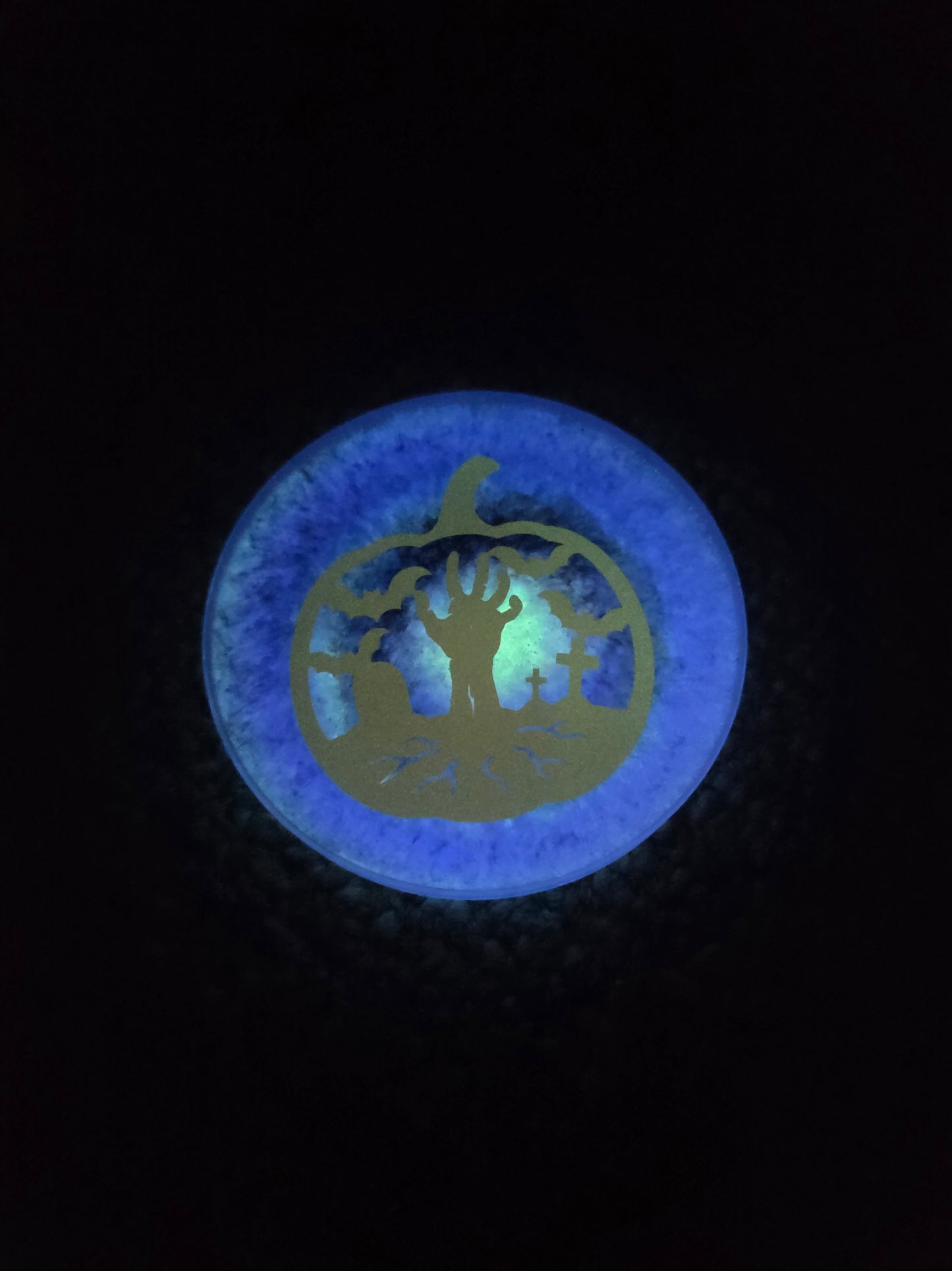 Zombie Pumpkin Hand / Glow / Mini